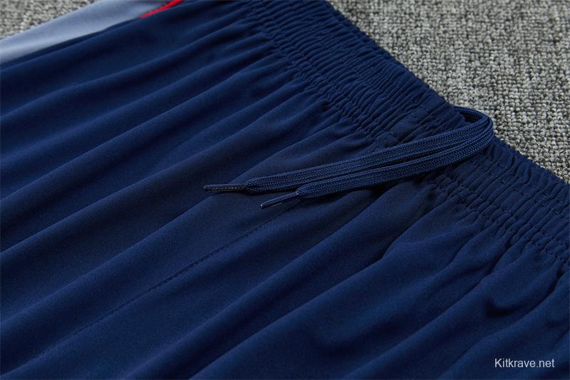 2026 England Navy Blue  Half Zipper Jacket Tracksuit + Long Pants (Nike)