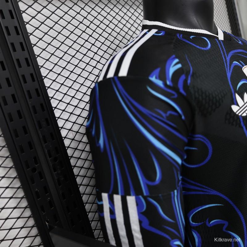 Player Version  26/27  Argentina  Black & Blue  Long Sleeve Jersey