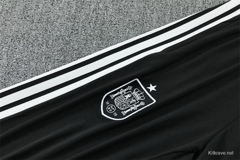 2026 Spain Red Half Zipper Jacket Tracksuit + Long Pants