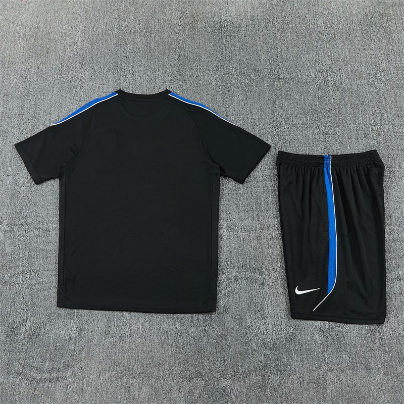 2026 Atletico Madrid Black Short Sleeve+Soccer Shorts