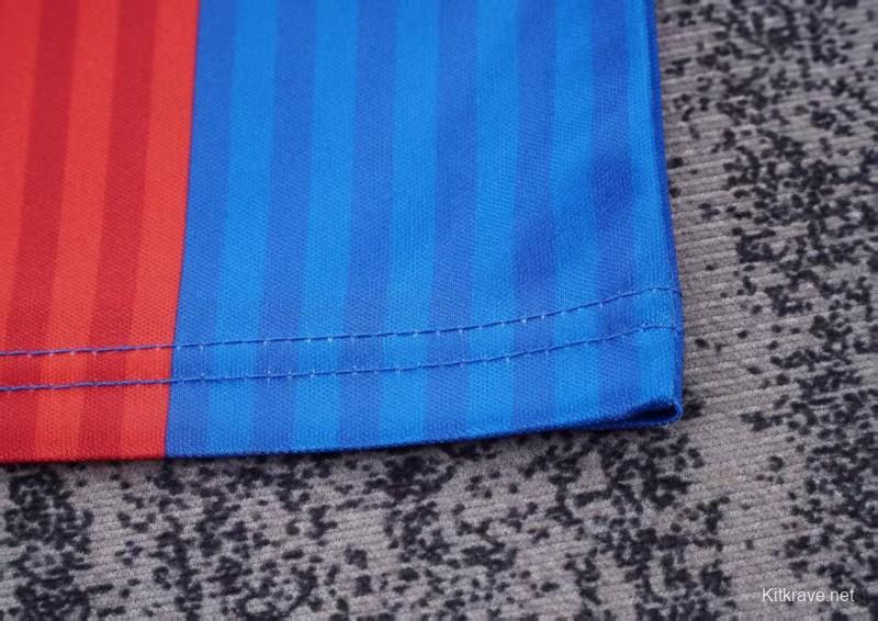 Retro 1989/92 Kids FC Barcelona Blue & Red Stripe Home Jersey