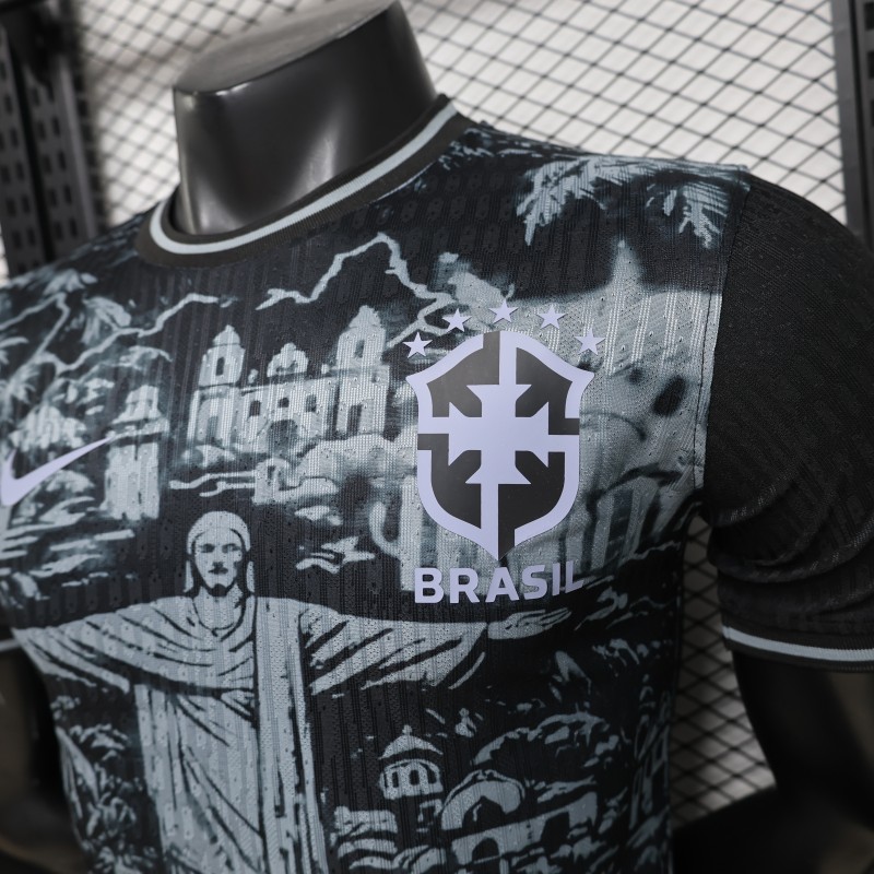 Player Version 2026 Brazil Special Edition Black  Jersey