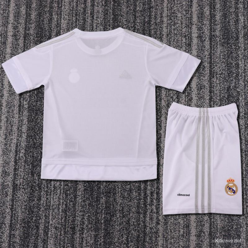 Retro Kids 15/16 Real Madrid Home Jersey