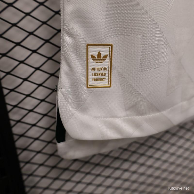 Player Version 2026 Womens Mexico Away White with Geometric Diamond Texture Jersey
