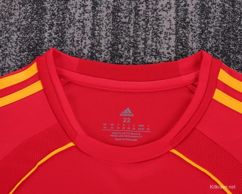 Retro Kids 2008 Spain Home Jersey