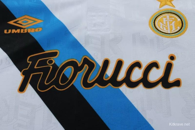 Retro 94/95 Inter Milan Away White Jersey