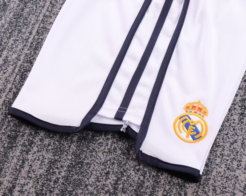 Retro Kids 00/01 Real Madrid Home Jersey