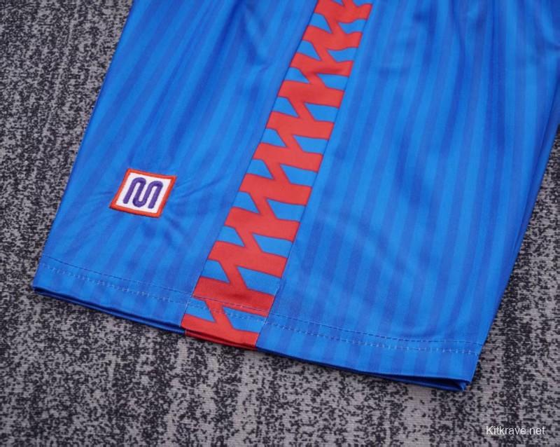 Retro 1989/92 Kids FC Barcelona Blue & Red Stripe Home Jersey
