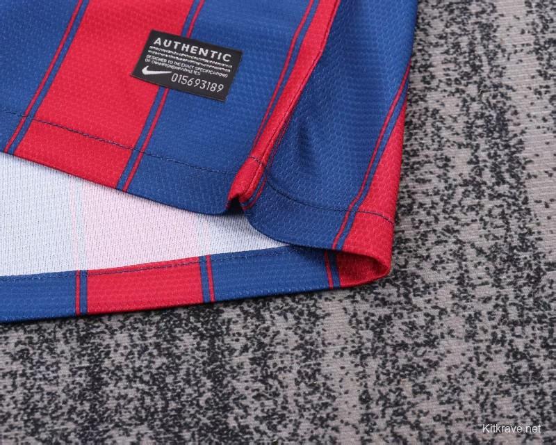Retro Kids 09/10 FC Barcelona Home Jersey