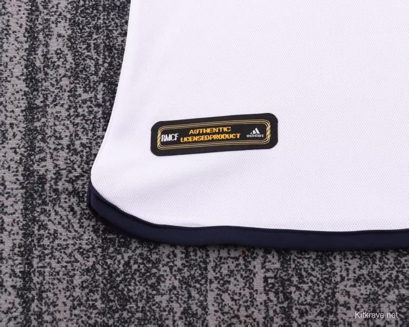 Retro Kids 00/01 Real Madrid Home Jersey