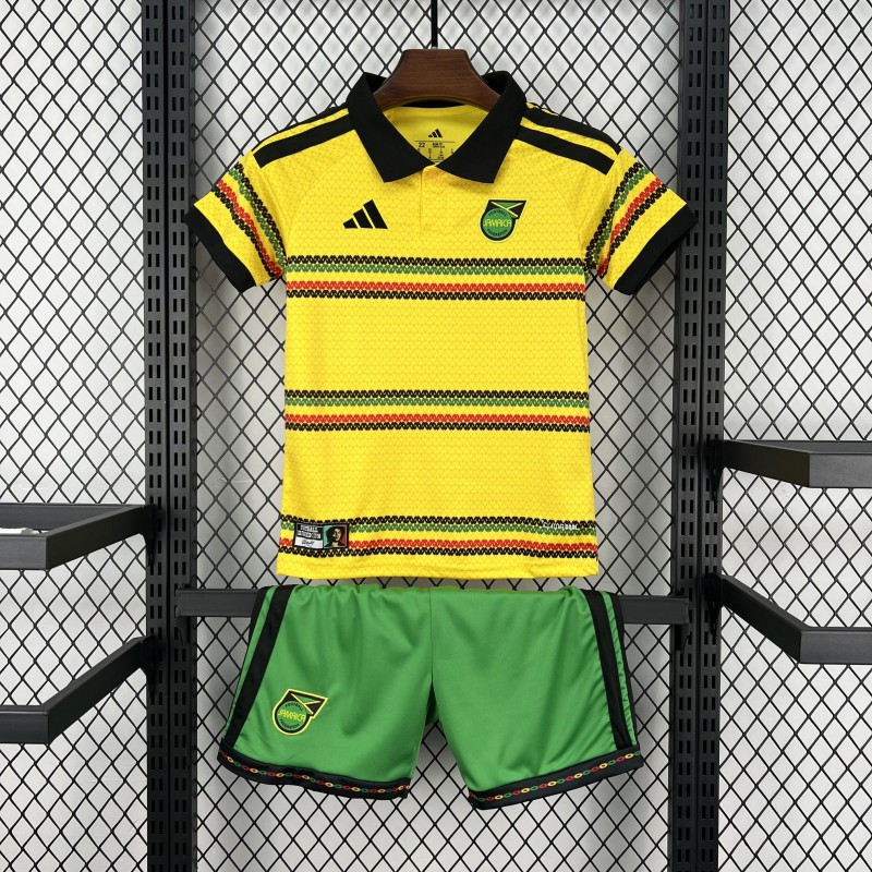 2026 Kids Jamaica X Bob Marley Home Jersey Kit