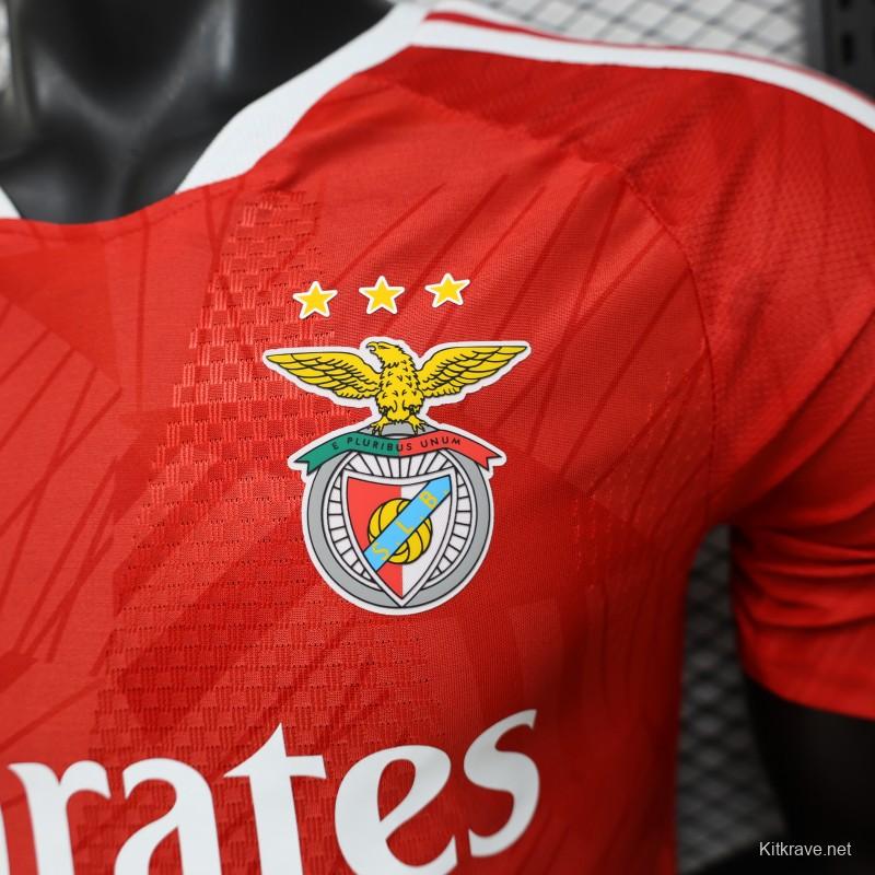 Player Version 26/27 SL Benfica Home Red Jersey