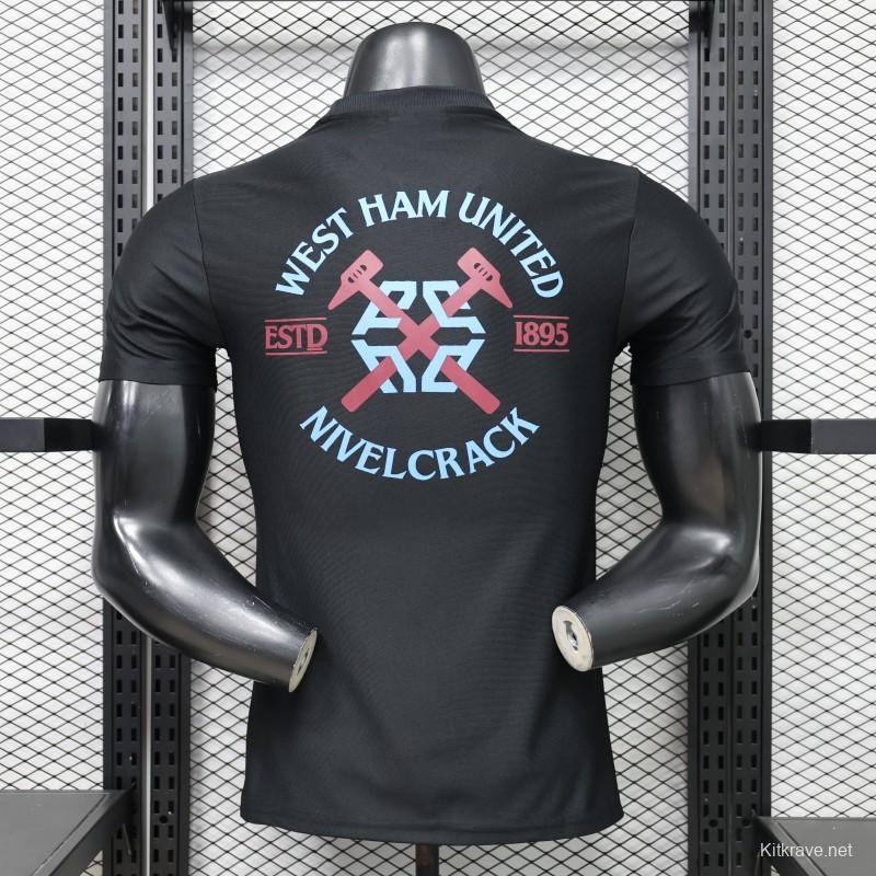 layer Version 26/27 West Ham United Training Dark Grey  Jersey