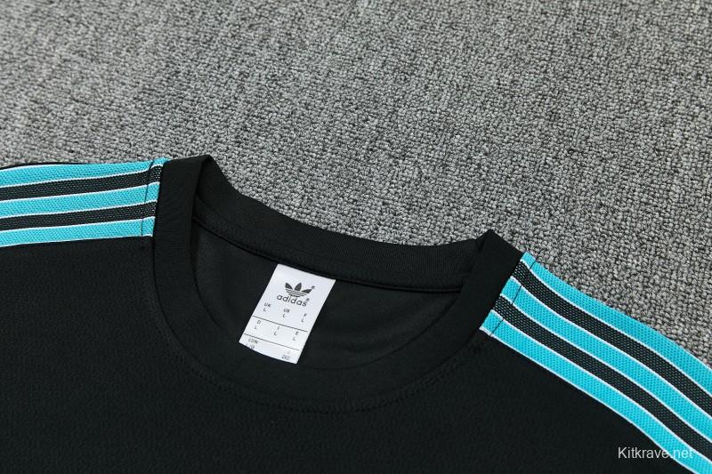 2026 Liverpool Black Short Sleeve Tracksuit + Long Pants
