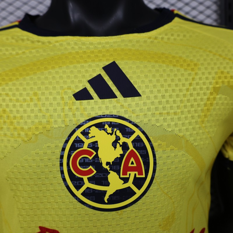 Player Version 26/27 Club América Yellow  Home Jersey