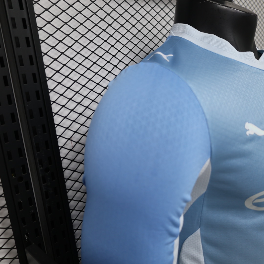 Player Version 26/27 Manchester City Sky Blue with White  Long Sleeve Jersey