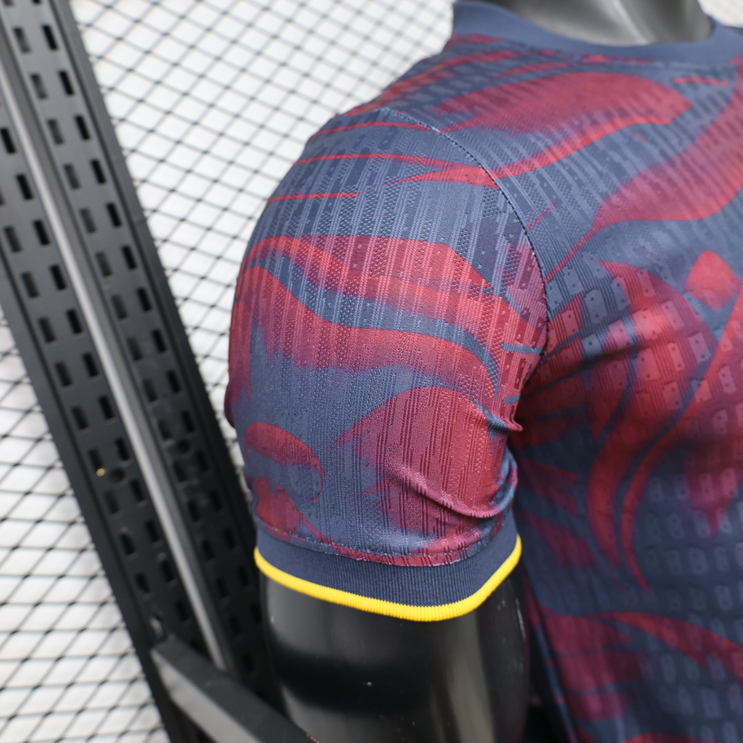 Player Version 26/27 FC Barcelona Navy Blue & Red  Special Edition Jersey