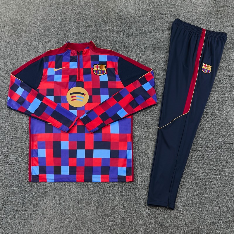26/26 Barcelona Half Zipper Jacket Tracksuit + Long Pants