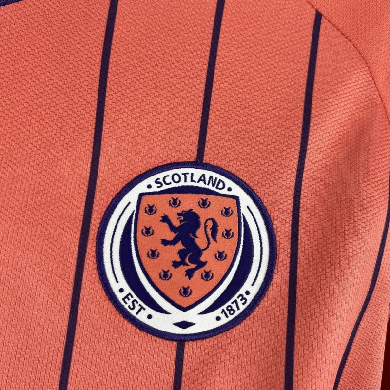 2026 Mens Scotland World Cup Away Long Sleeve Jersey