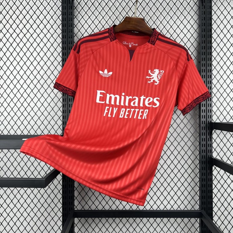 26/27 Olympique Lyonnais Away Red Jersey