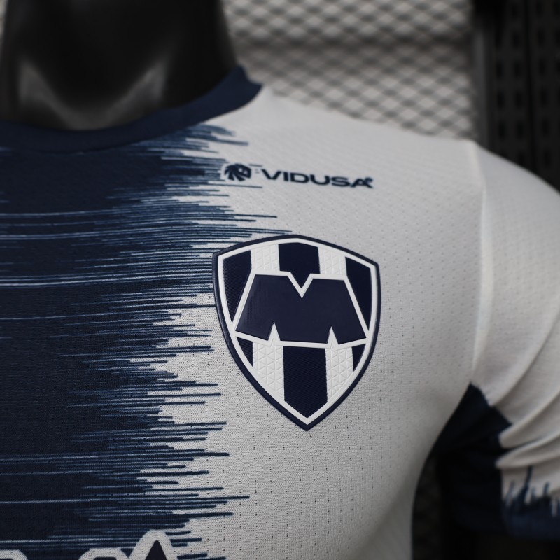 Player Version 26/27 Monterrey Away White Navy Jersey