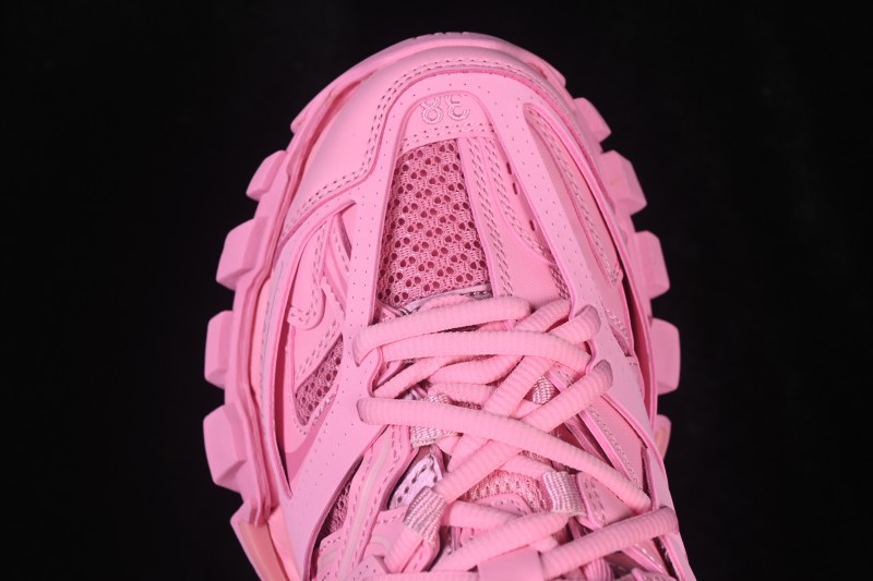 Balenciaga Track Charms Men's Running Shoes with Transparent Heel Strap - WTRCH5000
