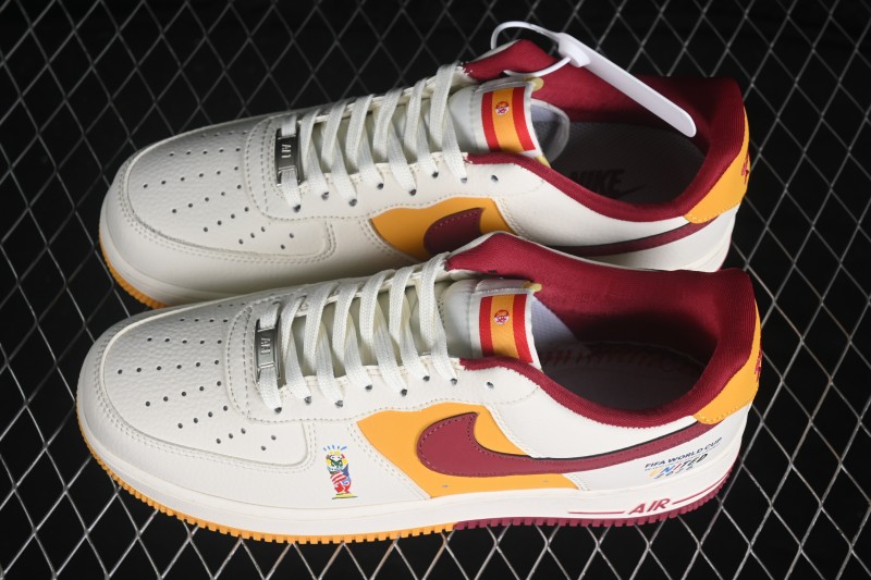 Nike Air Force 1 '07 Low World Cup Themed Casual Skateboarding Shoes - DD1982-370