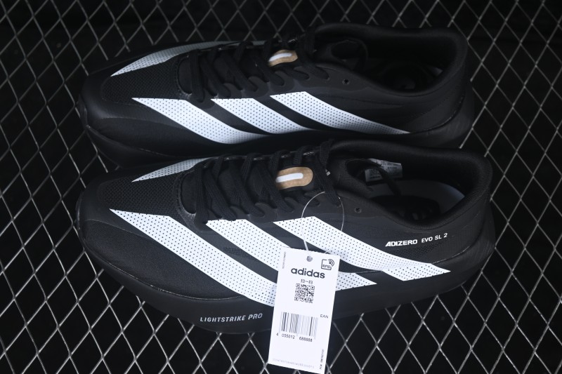 Adidas Adizero Evo 2 SL Lightweight Breathable Cushioned Running Shoes - JD7128