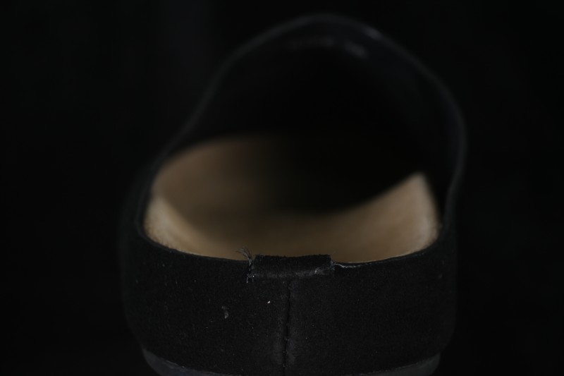 The Row Hudson Round-Toe Half-Covered Casual Mule Slippers - BLK