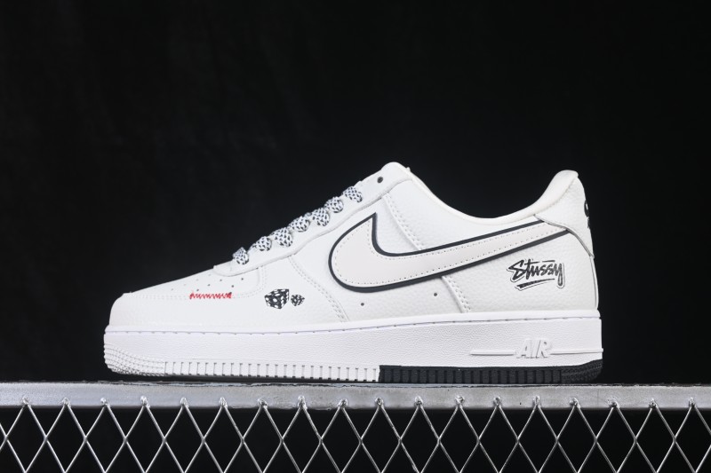 Nike Air Force 1 '07 Low Retro Casual Sneakers with Full-Length Air Cushion - WY0655-122