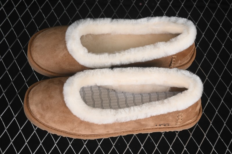 UGG Zora Ballet Flat Fashion Sheepskin Comfortable Casual Slip-On Shoes - 1178111 CHE