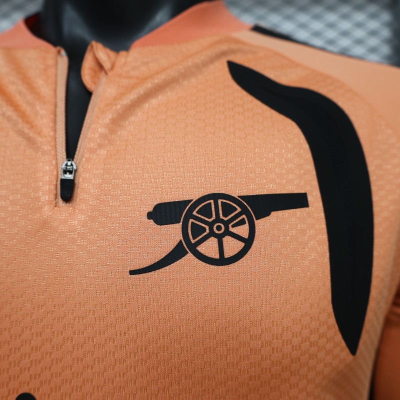 Player Version 26/27 Arsenal FC Long Sleeve Home Orange Jersey