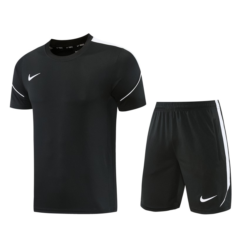 26/27 Nike 10  Black Short Sleeve+Soccer Shorts