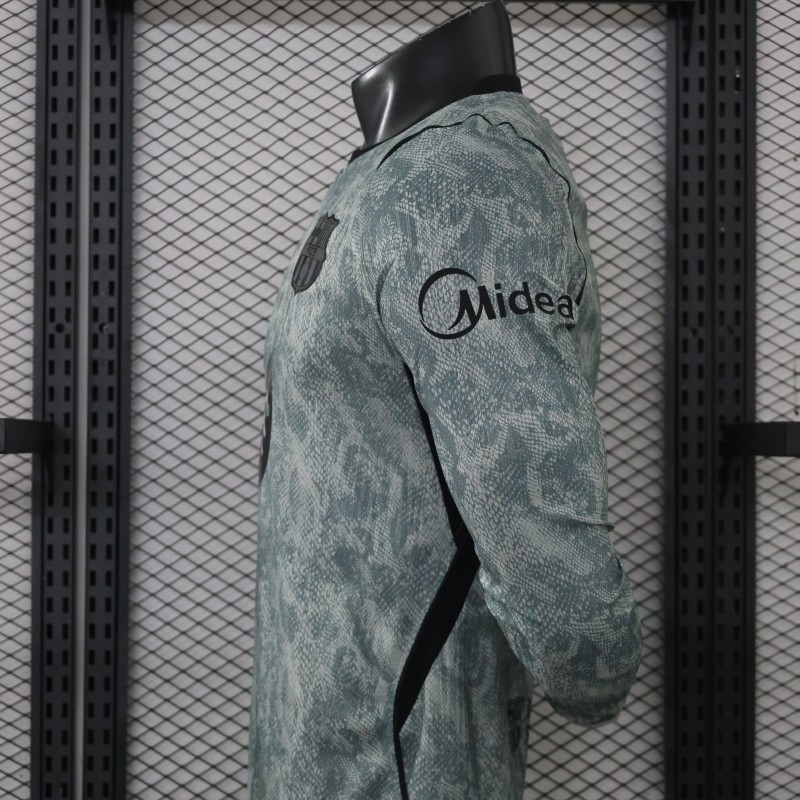 Player Version 26/27 FC Barcelona Goalkeeper Long Sleeve Home Jersey
