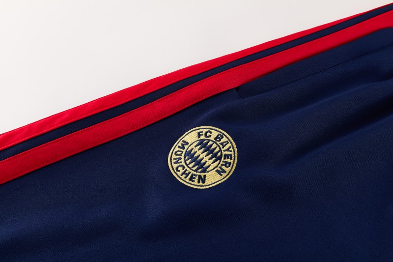26/27 FC Bayern München 02  Blue Grey Full Zipper Jacket + Long Pants