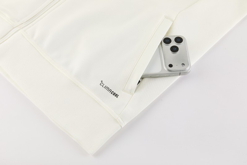 26/27 FC Bayern München 02  White Full Zipper Jacket + Long Pants