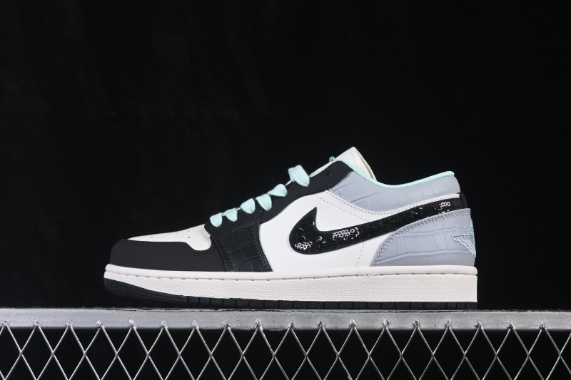 Nike Air Jordan 1 Low Method of Make Turquoise Low-Top Casual Sneakers - IX5001-101