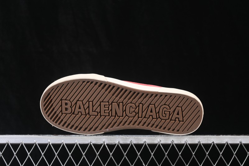 Balenciaga Paris Low Top Lace-Up Distressed Casual Sneakers - W3RC16091