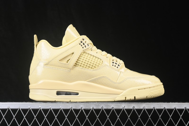 J Balvin x Air Jordan 4 Retro Amazonas Yellow Croc IW2872-700