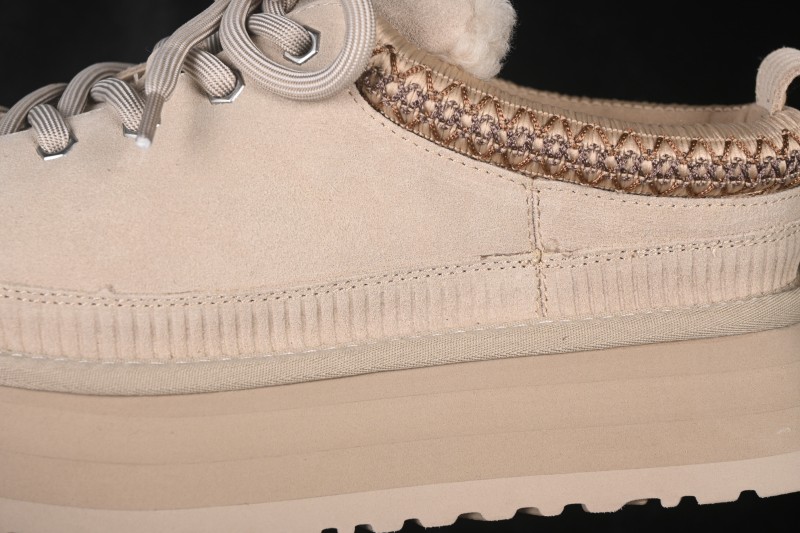 UGG Heritage Lace-Up Slipper Fashion Soft Comfortable Height Increasing Low-Top Casual Shoes - 1180361 SNDC