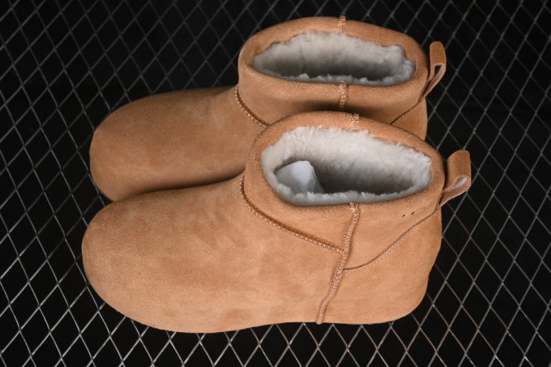 UGG Classic Novelty Simple Fit Invisible Height-Boosting Snow Boots 1180412 CHE