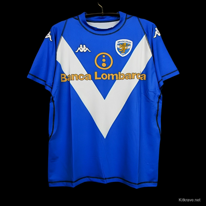 Retro 03/04 Brescia Away Blue Jersey