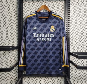 23/24 Real Madrid Away Long SLeeve Jersey