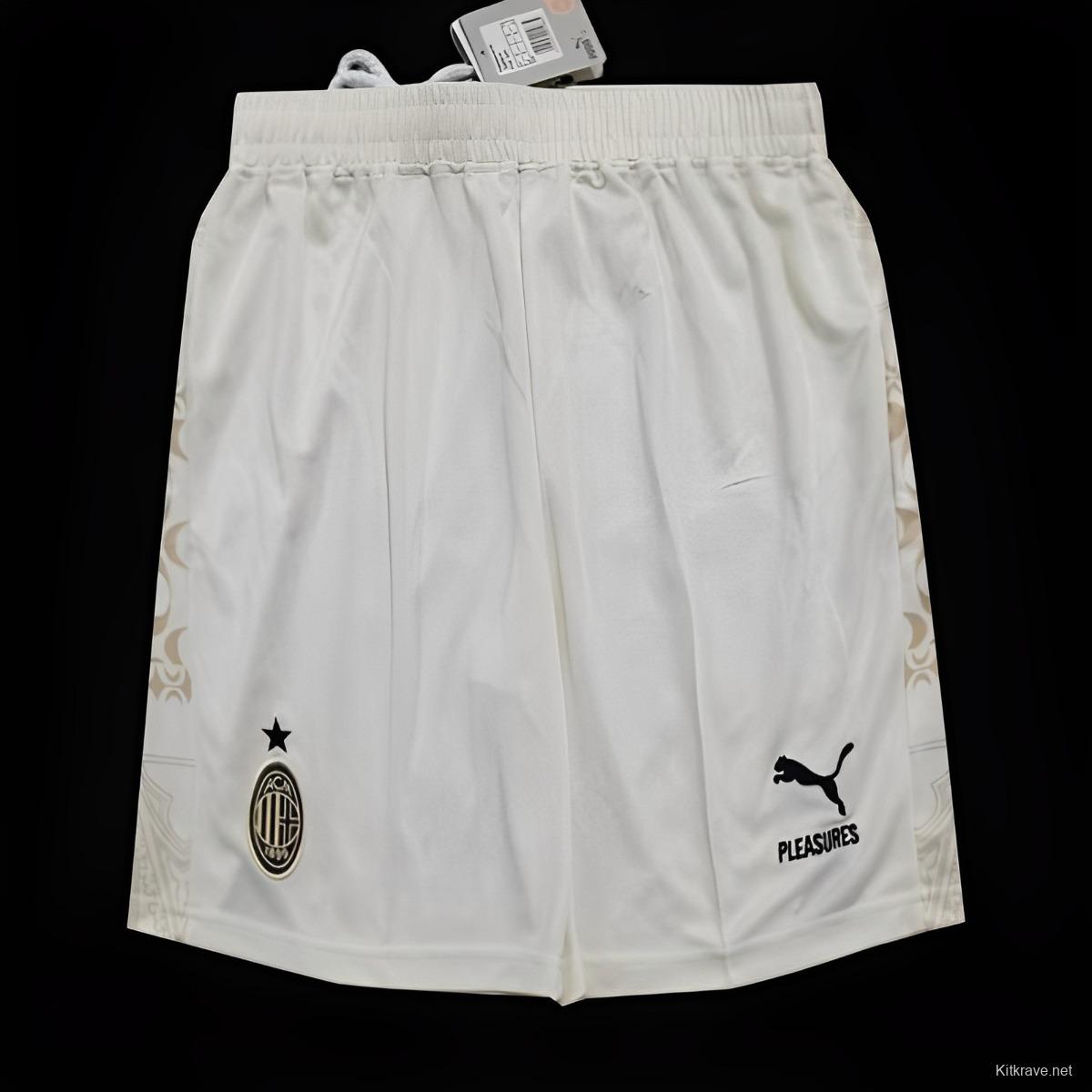 23/24 AC Milan Forth White Shorts