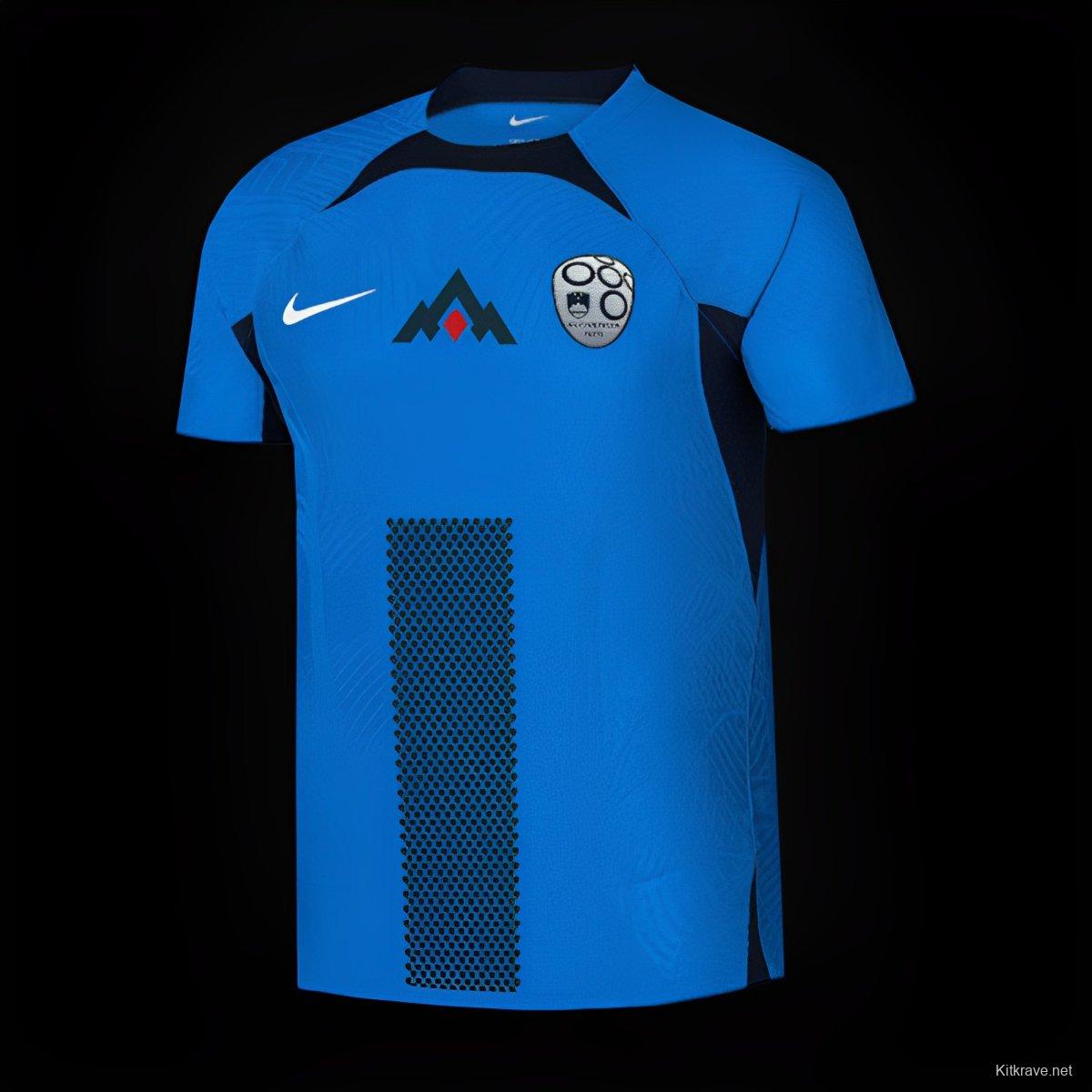 2024 Slovenia Away Blue Jersey