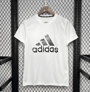 2024 Adidas White Cotton T-shirt #1033