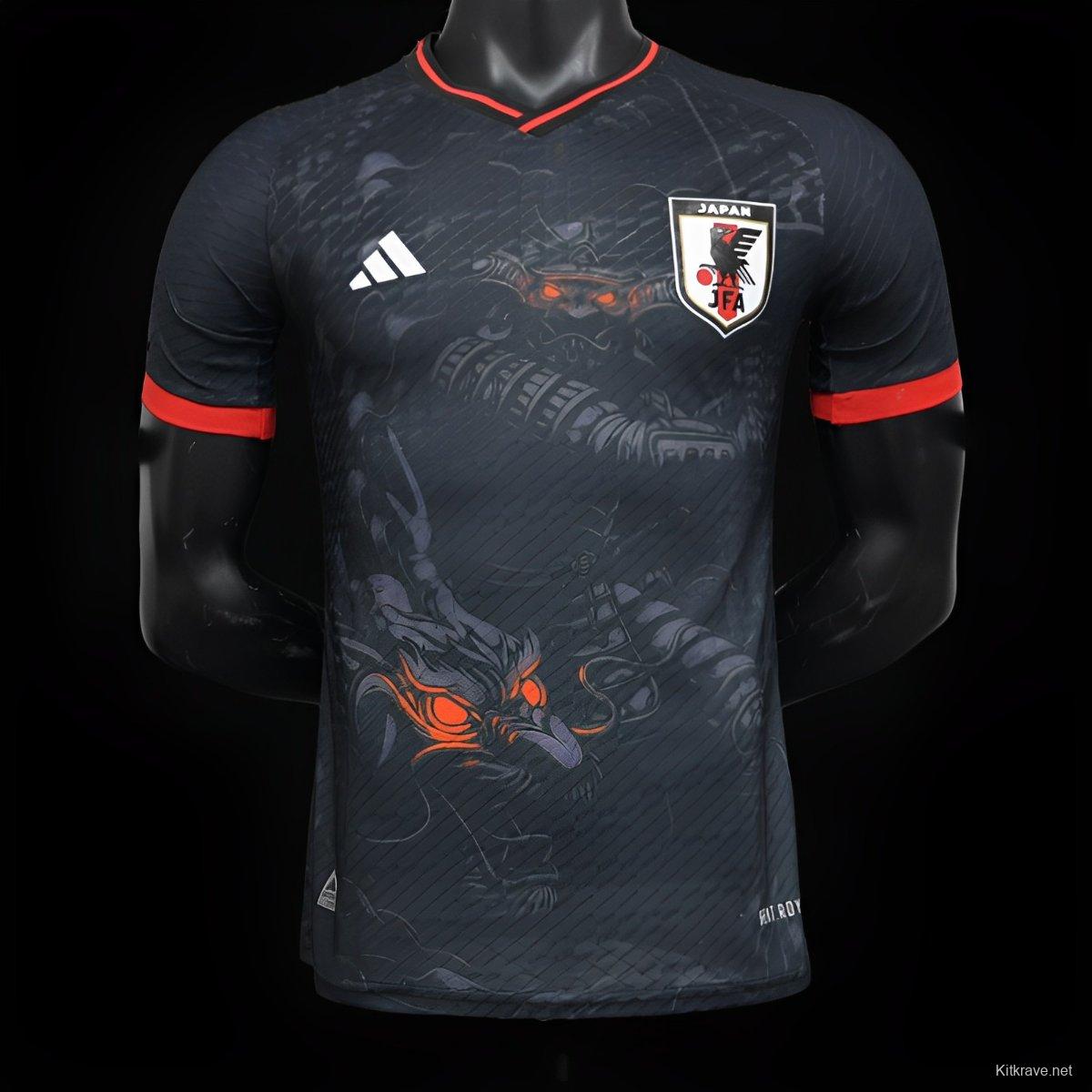 Player Version 2024 Japan Black Dragon With Glared Eye Concept Jersey