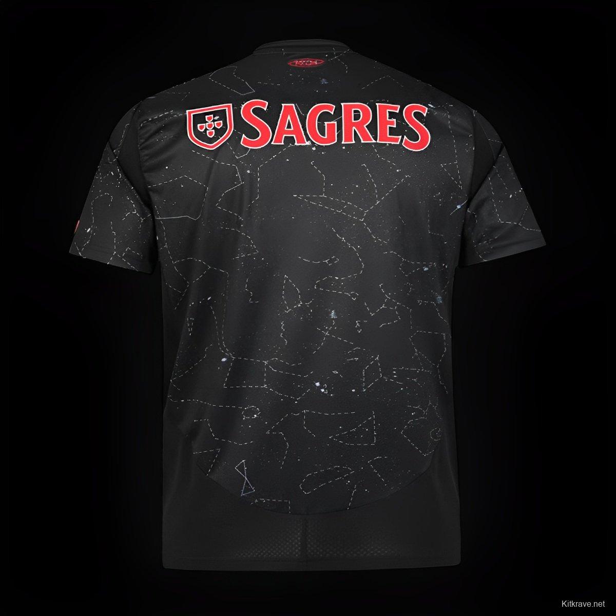 24/25 Benfica Away Black Jersey