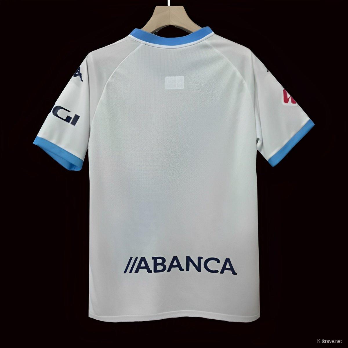 24/25 Deportivo De La Coruna Away White Jersey