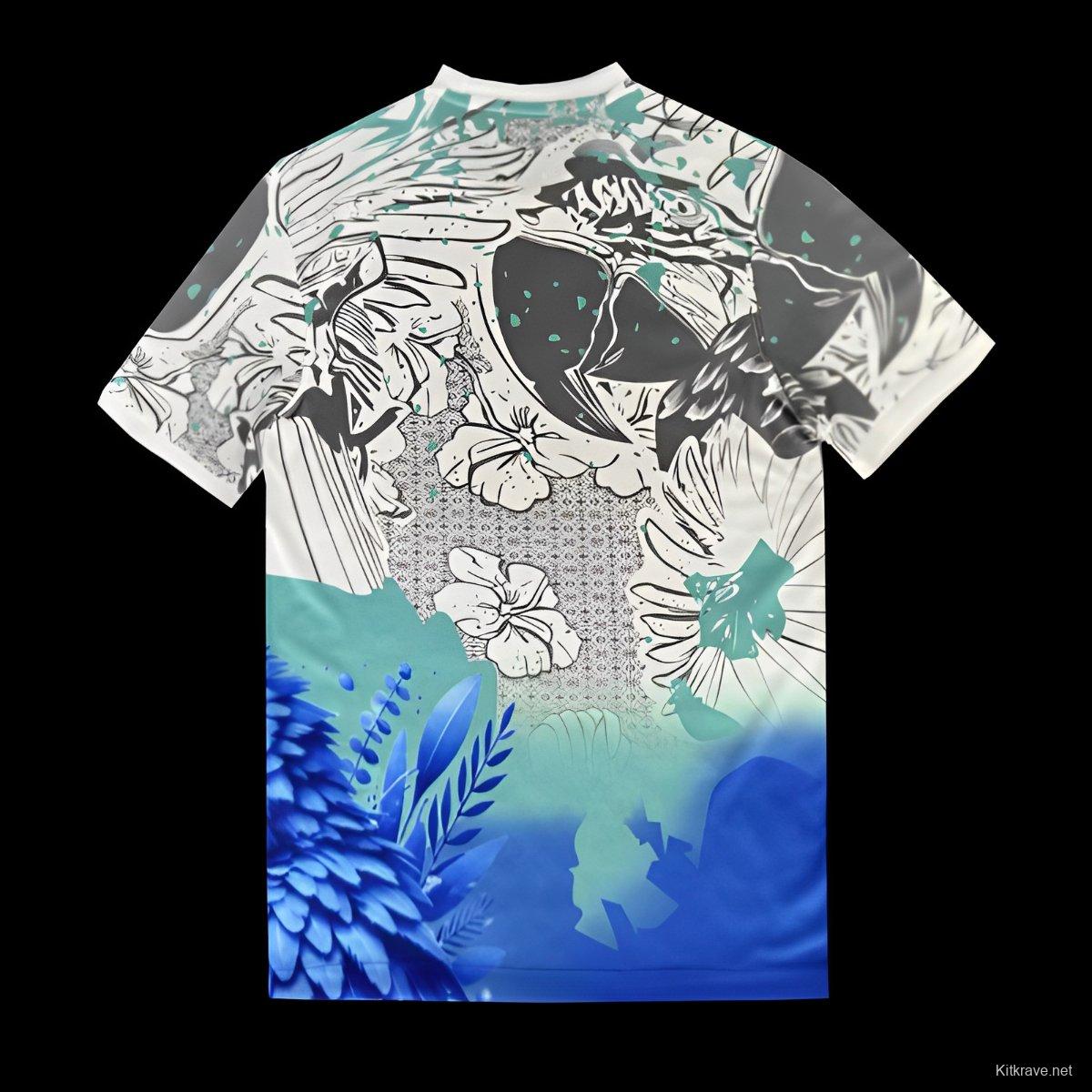 2025 Brazil Blue Parrot Special Jersey